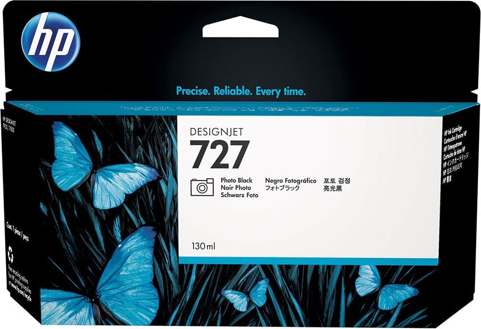 HP Tintenpatrone B3P23A Nr. 727, foto schwarz, 130ml