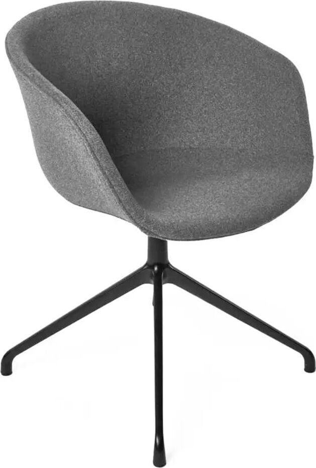 Besucherstuhl Deskin SACILE DV 352450, Armlehnen, Gestell Aluminium schwarz