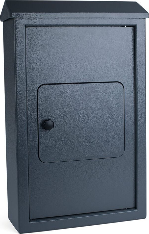 Schlüsseltresor pavo high security Outdoor 8009022, für 50 Schlüssel, Elektronik-Zahlenschloss,
Stahl, dunkelgrau