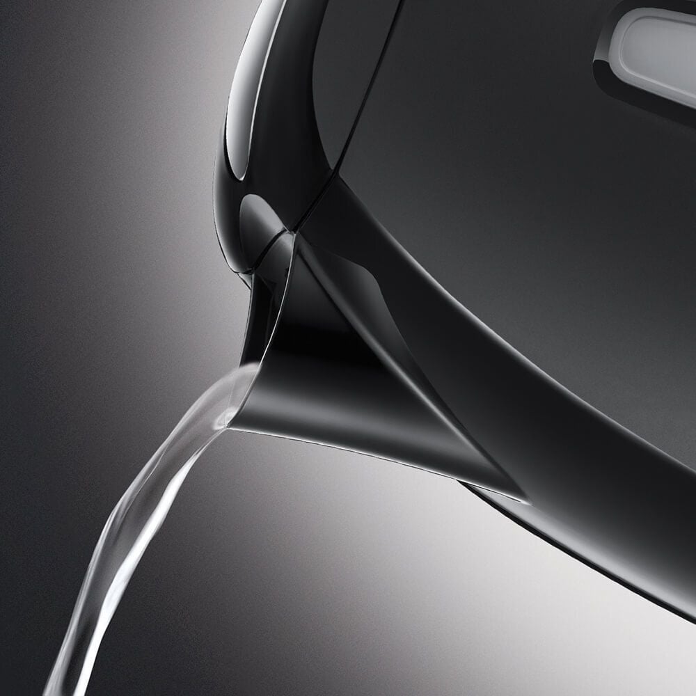Wasserkocher Russell Hobbs Textures Plus 22591-70, 2.400 Watt, 1,7 Liter, Kunststoff, schwarz