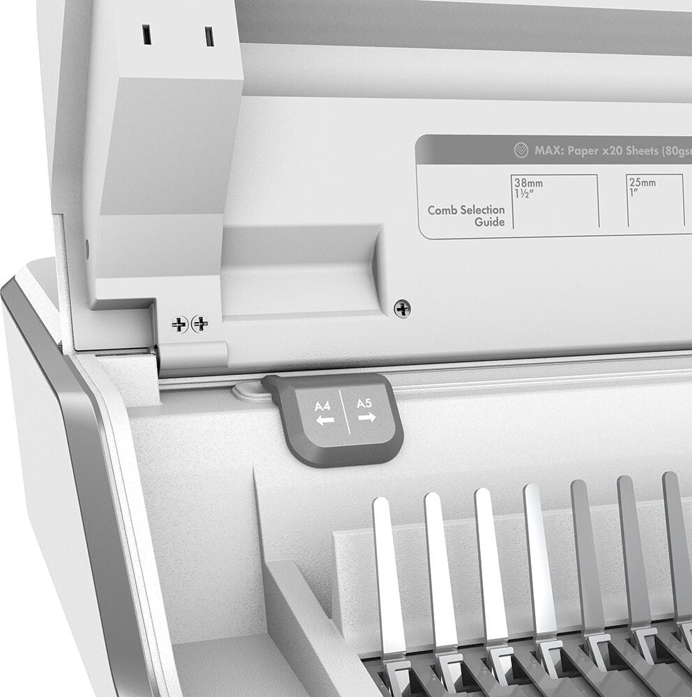 Bindegerät Fellowes Lyra 3-in-1 5603101, Plastikbindesystem, bis DIN A4, 300 Blatt