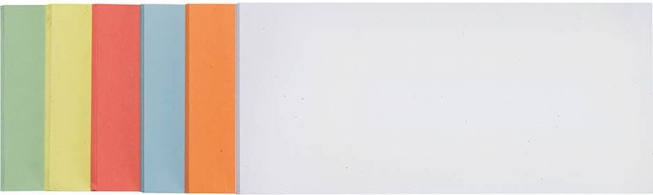 Moderationskarten Rechteck Franken UMZS 1020 99, 9,5x20,5cm, selbstklebend, farbig sortiert,
Pack 300 Stück