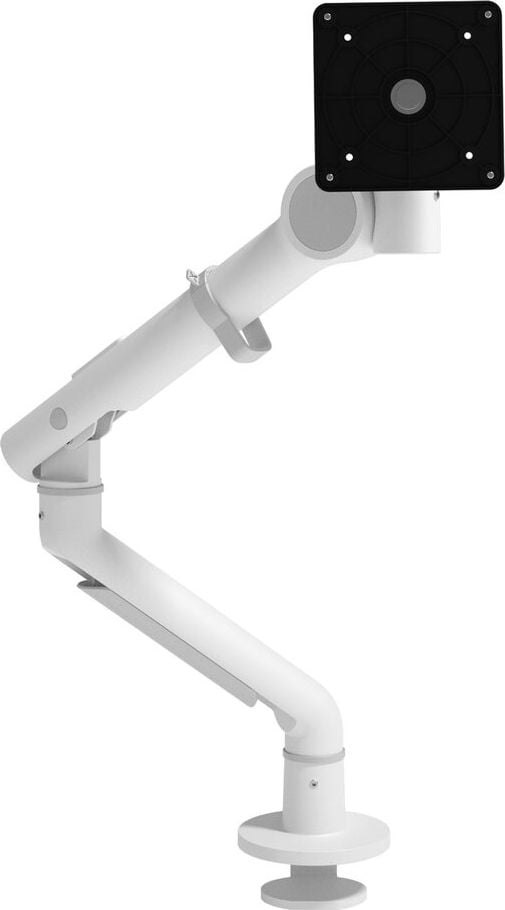 Monitorhalter Dataflex Viewgo pro, 1 Arm, Tragfähigkeit bis zu 9 kg,
höhenverstellbar, Klemmhalterung und
Tischauslasshalterung, weiß