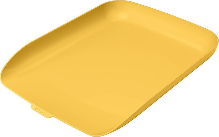 Ablagekorb Leitz Cosy 5358, A4, 4,3cm hoch, Polystyrol (PS), gelb