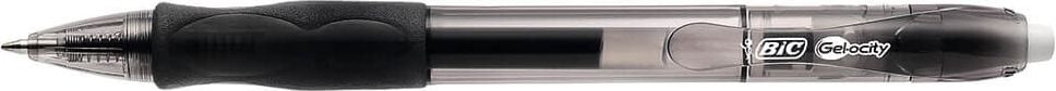 Gelschreiber BIC Gel-ocity Original, ca. 0,3mm, Druckmechanik, gummierte
Griffzone, Pack 12 Stück, schwarz