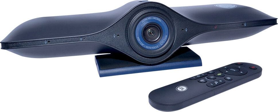Konferenzkamera Legamaster Video-Soundbar Agora, 4K Ultra HD, 4
integrierte Mikrofone, 116 Grad Sichtfeld,
biz zu 16 Personen, schwarz