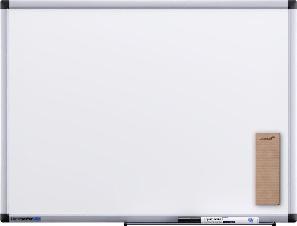 Whiteboard Legamaster UNITE 7-108135, 45x60cm, lackiert, trocken abwischbar, Aluminiumrahmen, Wandaufhängung, inkl. Zubehör, FSC, EU Ecolabel