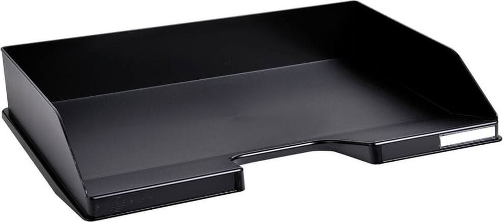 Ablagekorb Exacompta COMBO quer Classic, A4 quer, 6,5cm hoch, Polystyrol (PS), schwarz