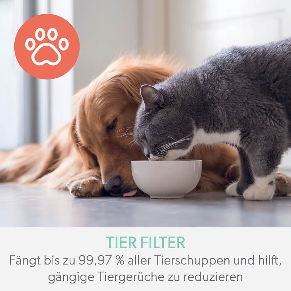 Ersatz-Aktivkohlefilter Filtertrommel 2415130, für Leitz TruSens Z-2500 und Z-2000, geeignet
gegen Tierhautpartikel und Tiergerüche