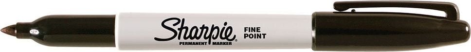 Permanentmarker Sharpie Fine, ca. 0,9mm, Rundspitze, schwarz, schwarz