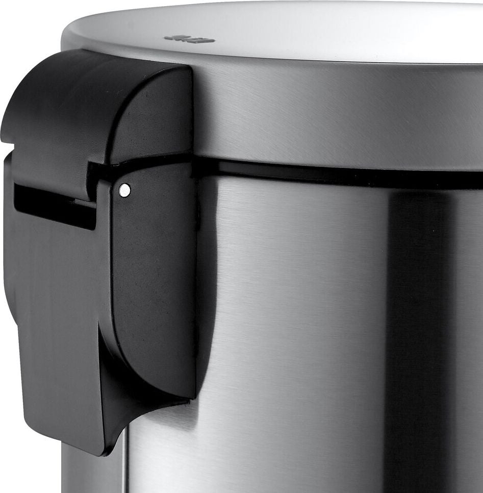 Tret-Abfallsammler EKO Serene, 20 Liter, Metall-Inneneimer, feuerfest,
Soft-Close-Deckel, Edelstahl matt, silber