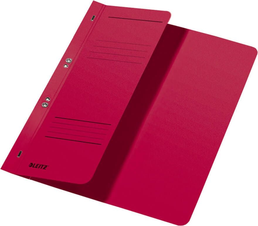 Ösenhefter Leitz 3741, A4, 1/2 Deckel, Amtsheftung, Manilakarton
250 g/m² Pack 50 Stück, rot