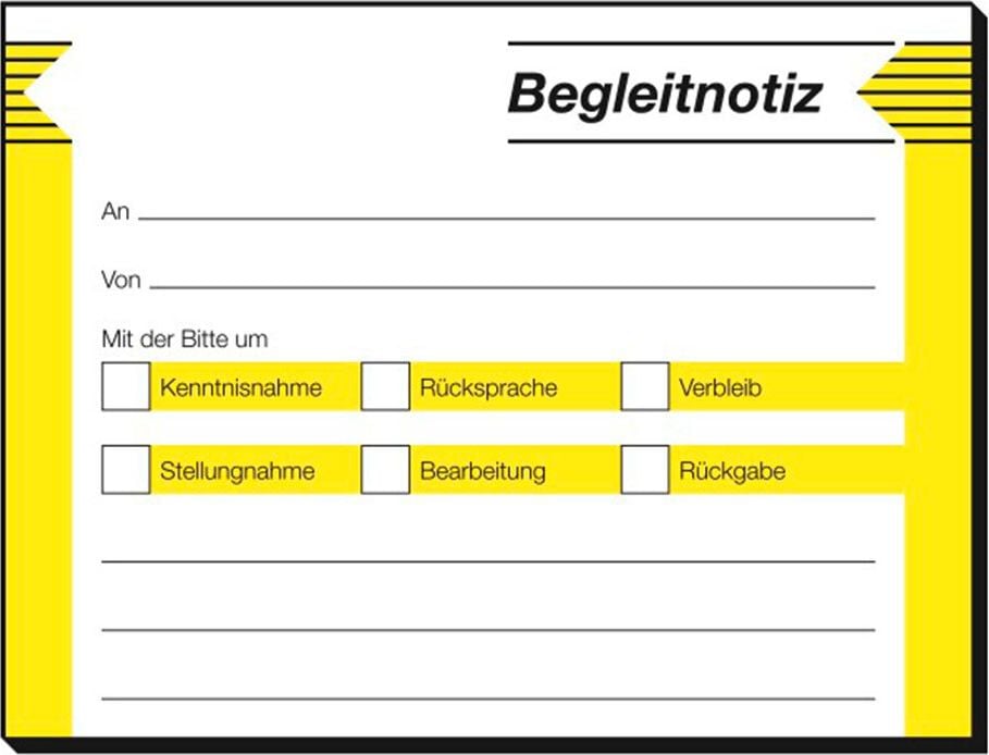 Begleitnotizen Sigel HF142, 100x75mm, selbsthaftend, Block 50 Blatt