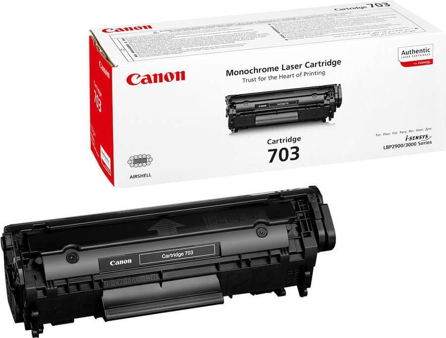 Canon Lasertoner 703BK, schwarz, (7616A005), 2.000 Seiten