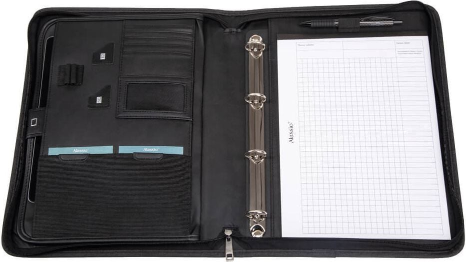 Konferenzmappen Alassio OLBIA 30119, Orgamappe für A4, Polyester, anthrazit