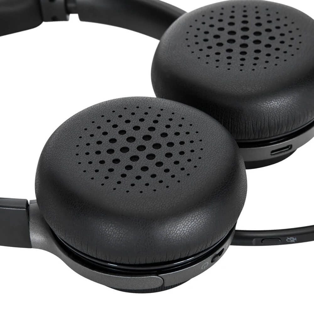 Headset Targus Wireless AEH104GL, Stereo, Bluetooth, verstellbarer Kopfbügel,
drehbares Bügelmikrofon, schwarz