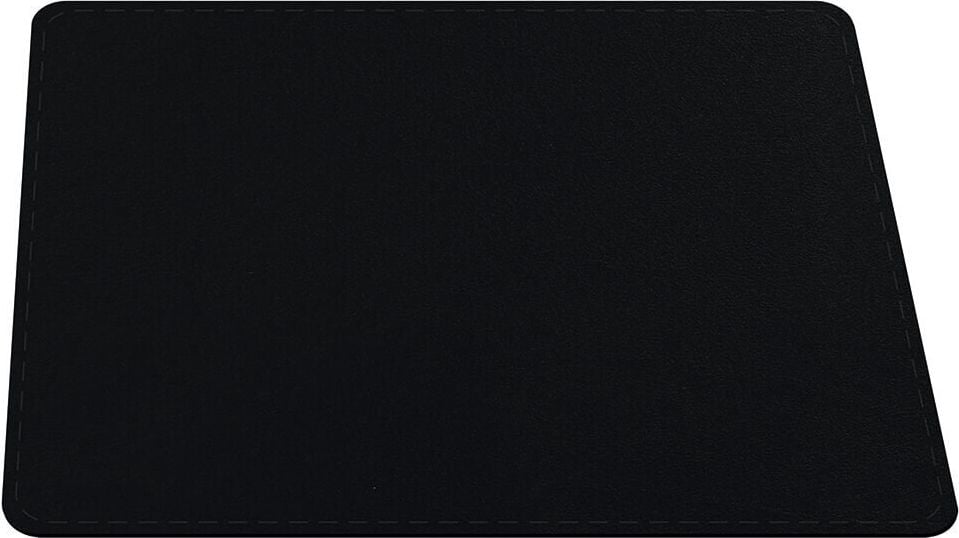 Mauspad Axopad Axonature 400, 240x195x2mm, recyceltes Leder, schwarz