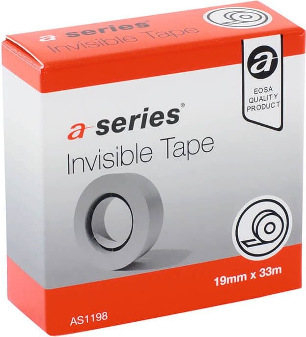 Klebefilm a-series AS1198, 19mm x 33m, matt-unsichtbar, beschriftbar