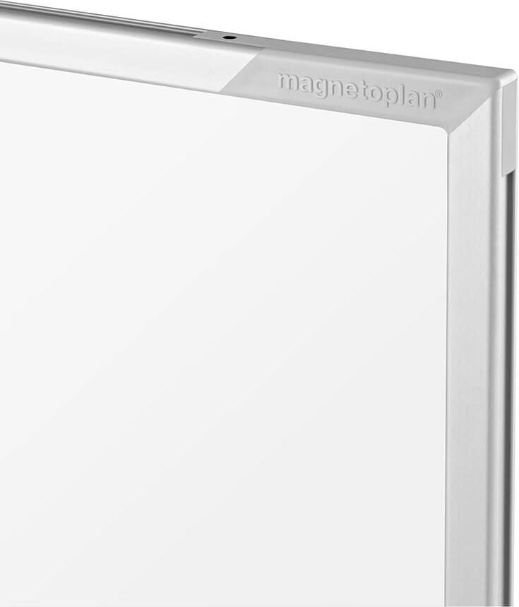 Whiteboard Magnetoplan CC 12408CC, 100x150cm, emailliert, trocken abwischbar,
Ablageschale, Wandaufhängung