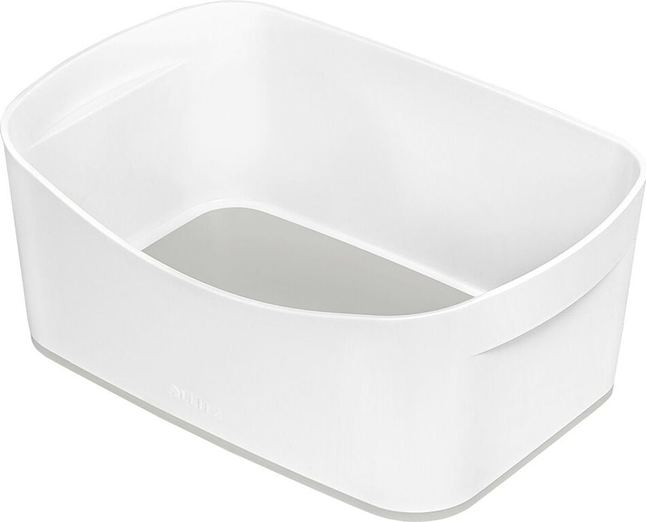 Aufbewahrungsschalen Leitz MyBox WOW 5257, 246x98x160mm, Kunststoff, weiß mit farbigem
Boden, grau