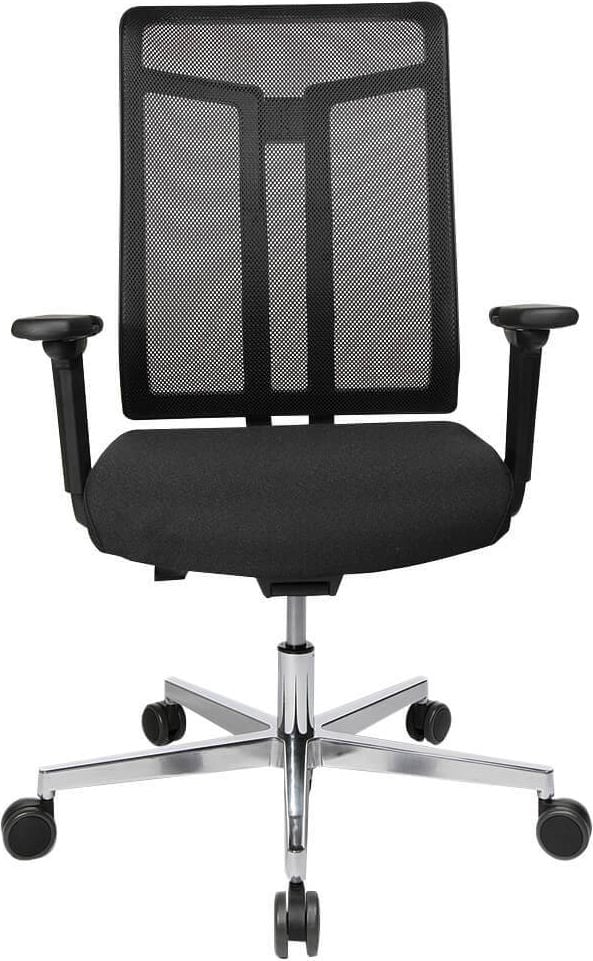 Bürodrehstuhl Wagner W7 Light, mit TW2 Armlehnen, Netzrückenlehne, Fußkreuz
Aluminium poliert