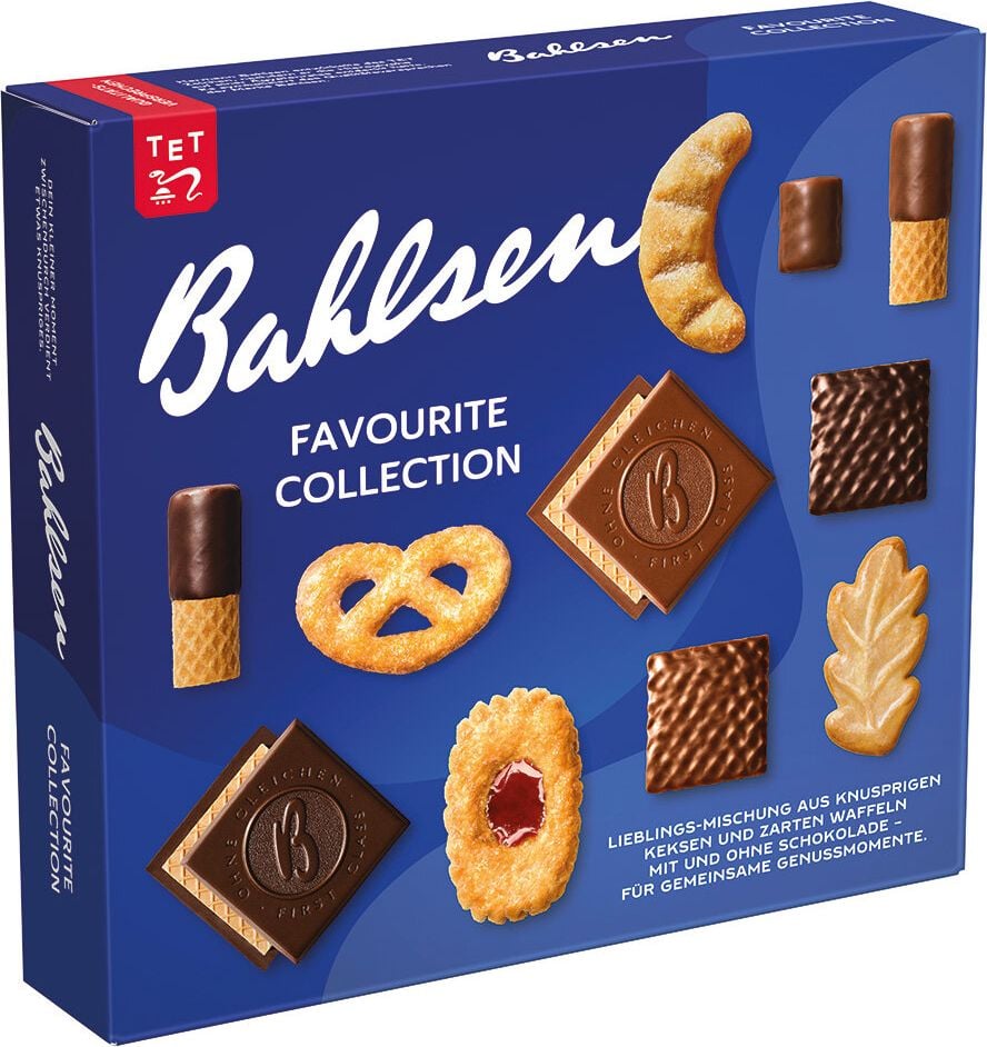 Gebäckmischung Bahlsen Favourite Collection M 25000, 2 Serviereinheiten à 227g, einzeln eingeschweißt, Nettofüllmenge 454g