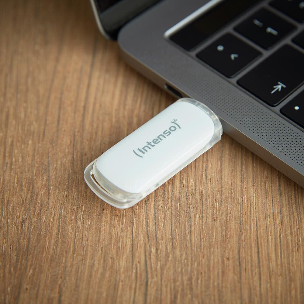 USB-Stick Intenso Flash Line 3538480, 32GB, USB 3.2 Gen 1x1 Typ C, Kunststoff, weiß