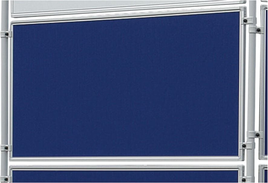 Stellwand Franken ECO EL-UTF60, 60x120cm, Filztafel, grau