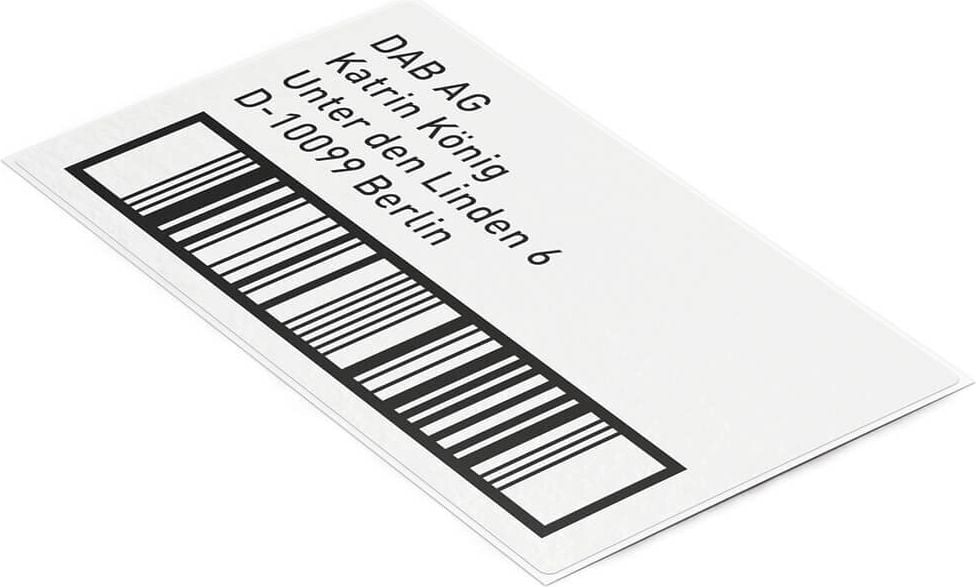 Rollen-Versandetiketten Leitz Icon 701800, 50x88mm, weiß, Rolle/435 Etiketten