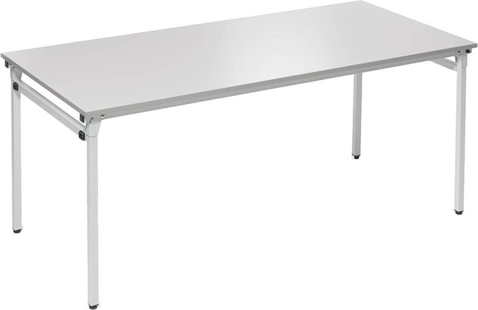 Klapptisch Deskin MODUL 4-Fuß 284186, 180 x 80 cm (B x T), rechteckig,
4-Fuß-Stahlrohrgestell lichtgrau, Platte
lichtgrau