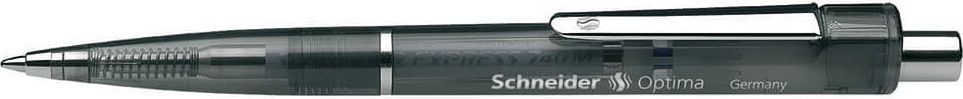 Kugelschreiber Schneider Optima 3401, Mehrweg, Strichbreite ca. 0,5mm, Schaftfarbe
anthrazit, Schreibfarbe schwarz