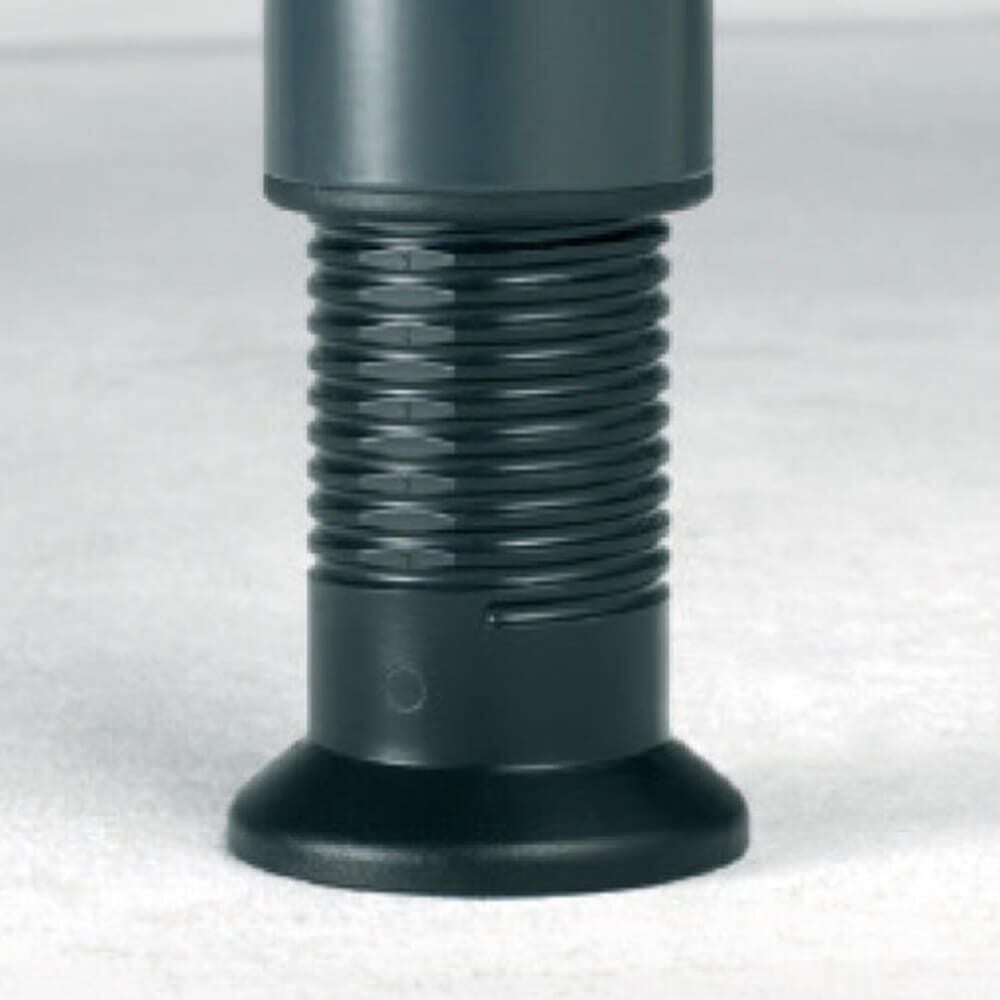 Schreibtisch Geramöbel 4 Fuß Flex S-555101, 80x80cm (BxT), 68-80cm Höhe, quadratisch,
4-Fuß silber, buche