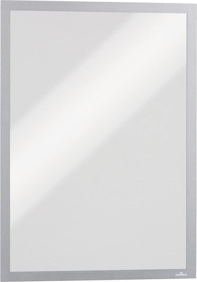 Inforahmen Durable DURAFRAME Magnetic 4868, A3 hoch/quer, Rückseite magnetisch, Pack 5
Stück, silber