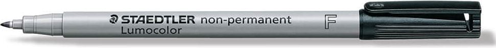 Folienschreiber Staedtler Lumocolor non-permanent pen 316F, ca. 0,6mm, wasserlöslich, schwarz