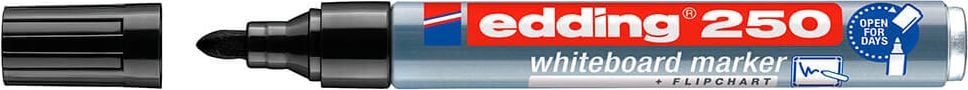 Boardmarker Edding 250, ca. 1,5-3mm, Rundspitze, Schaft 100% recyceltes Aluminium, grün