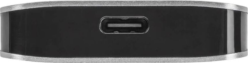 USB-Hub Targus ACH228EU, USB-C-Hub, für bis zu 4 Geräte, silber
