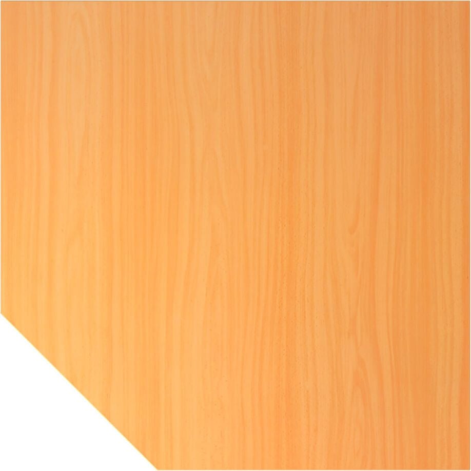 Trapezplatte Hammerbacher HT12, 120x120cm (BxT), Stützfuß, buche
