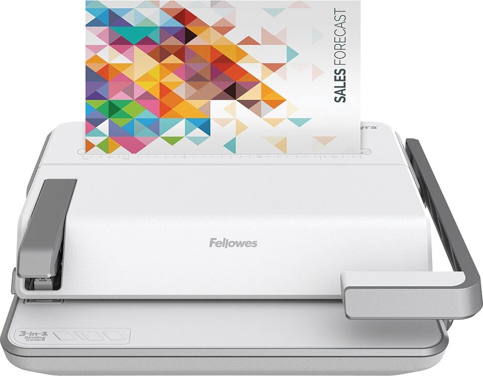 Bindegerät Fellowes Lyra 3-in-1 5603101, Plastikbindesystem, bis DIN A4, 300 Blatt