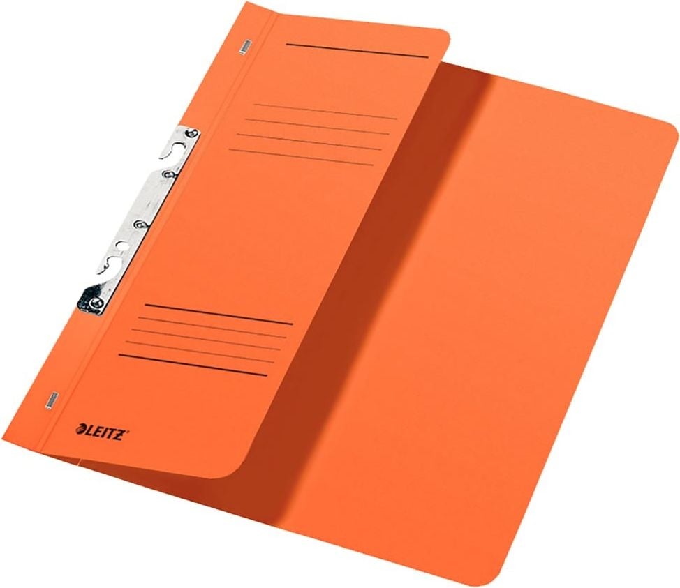 Einhakhefter Leitz 3744, A4, 1/2 Deckel, kaufm. Heftung, Manilakarton
250 g/m², orange