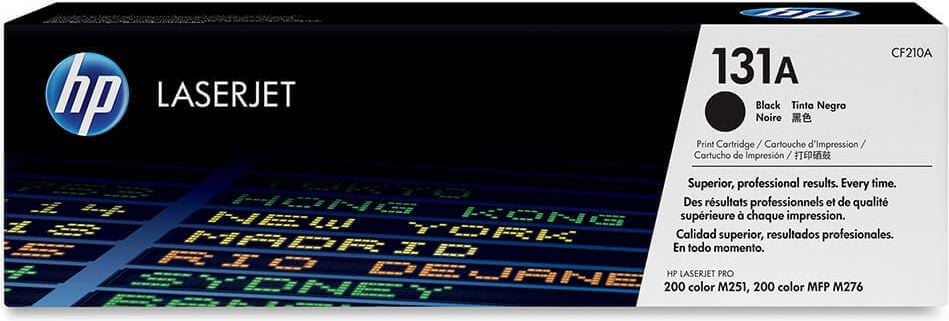 HP Lasertoner CF210A Nr. 131A, schwarz, 1.600 Seiten