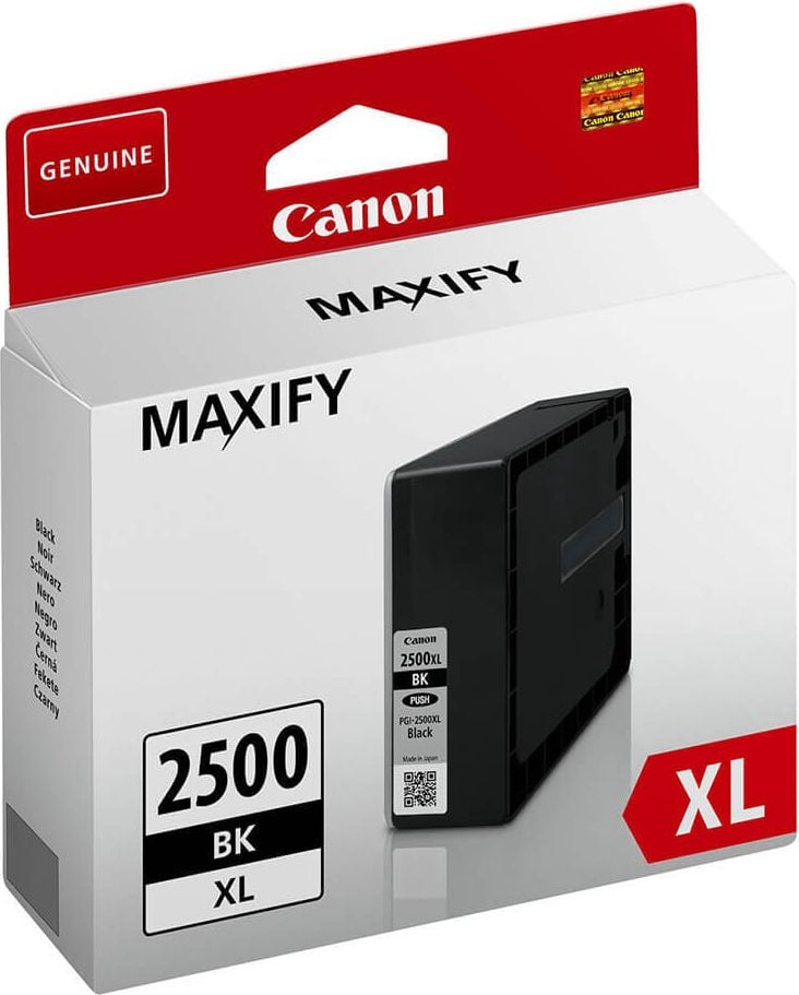 Canon Tintenpatrone PGI-2500XLBK, schwarz, (9254B001), 70,9ml, 2.500 Seiten