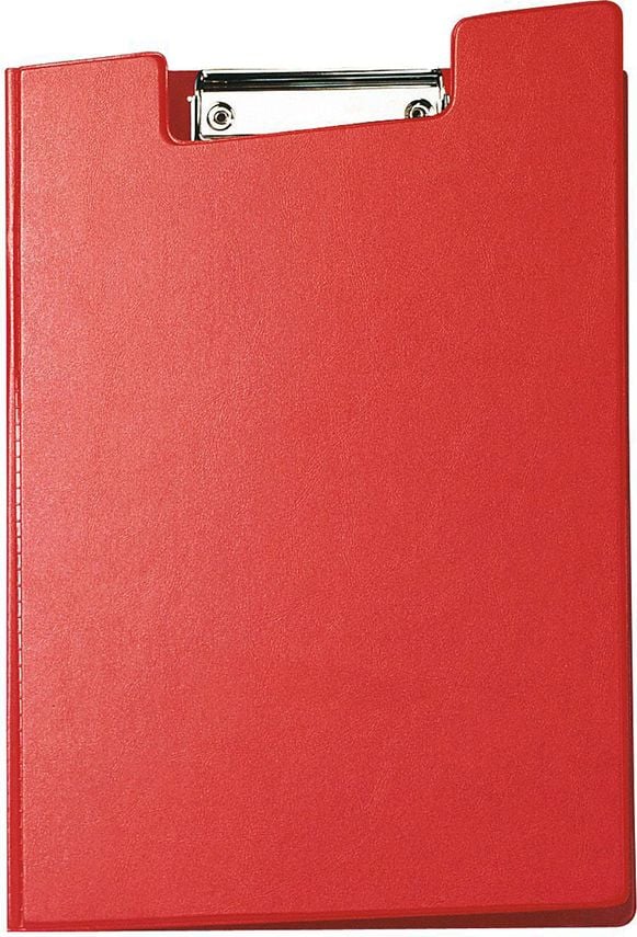 Klemmmappen Maul Schreibmappe 23392, A4, Karton folienkaschiert, mit Stiftschlaufe, rot