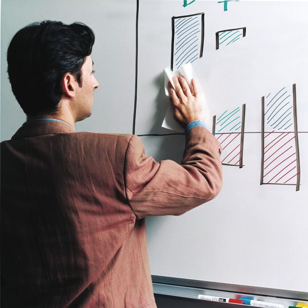 Tafelreinigungstücher Legamaster Whiteboard Reiniger TZ66, getränkt, Dose 100 Tücher