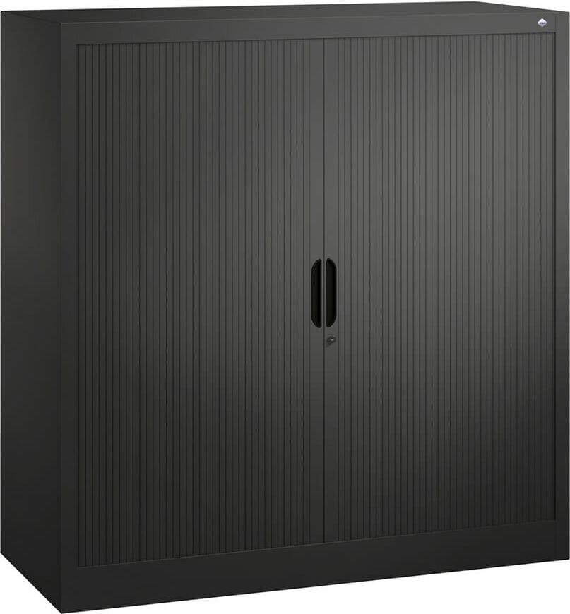 Aktenschrank CP Omnispace 3233-00, 120x123x42cm (BxHxT), 2 Querrollläden,
2 Fachböden, 3 Ordnerhöhen, anthrazit