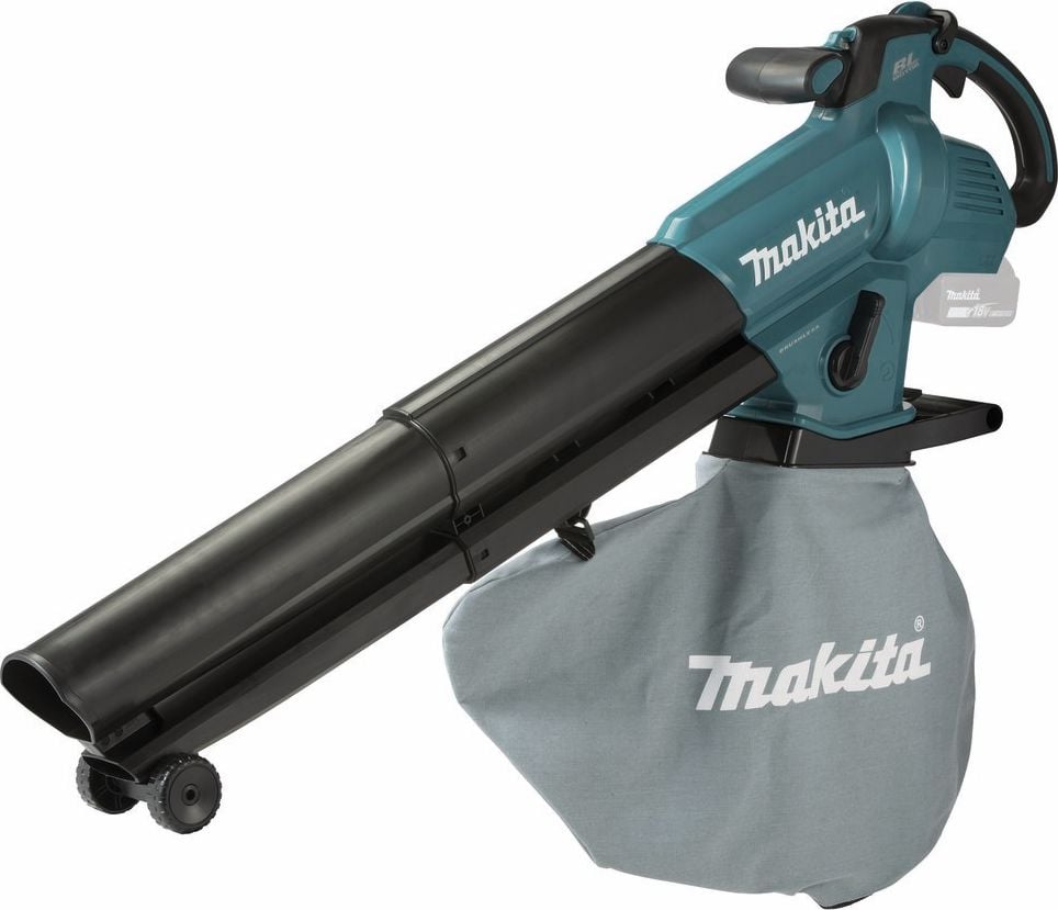 Akku-Gebläse Makita DUB187Z, 3,7 kg, inkl. Fangsack, mit Häckselwerk, mit
Schultergurt