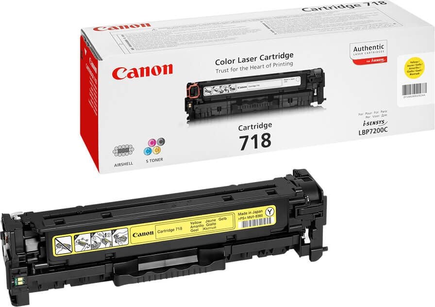 Canon Lasertoner 718Y, yellow, (2659B002), 2.900
Seiten