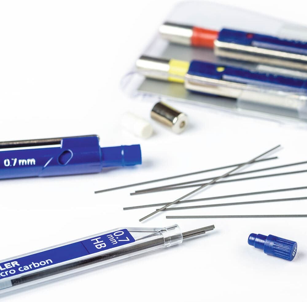 Druckbleistiftminen Staedtler Mars micro carbon 25007, 0,7mm, Dose à 12 Minen!!!, HB