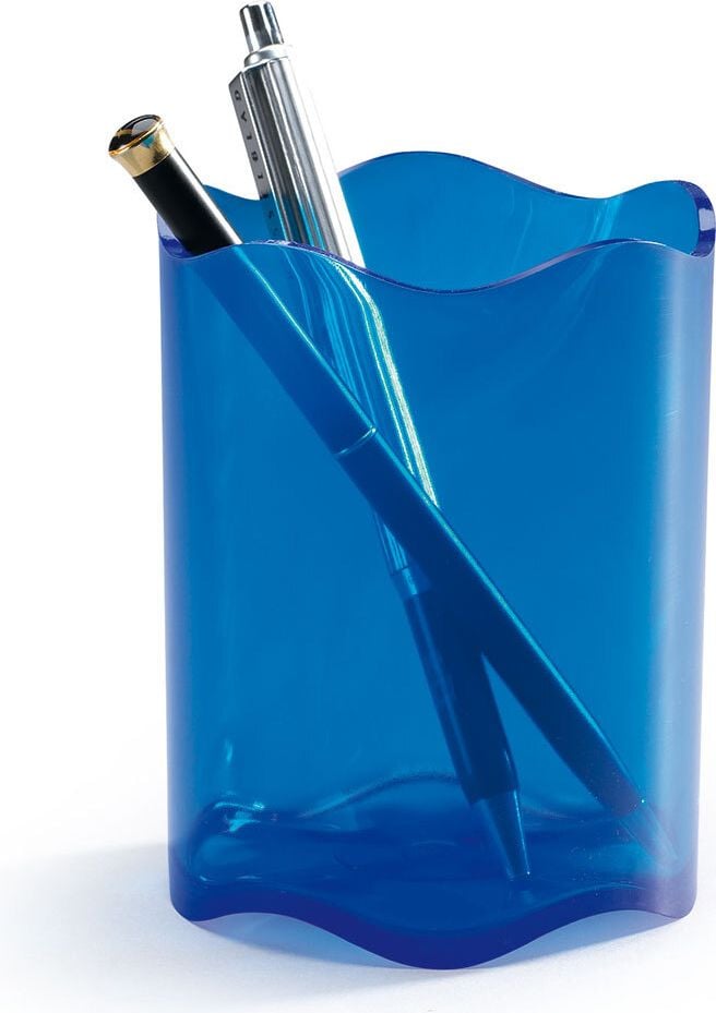 Stifteköcher Durable TREND 1701235, 1 Fach, Kunststoff, transluzent, blau