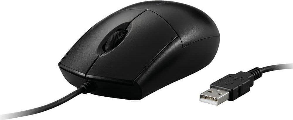 Maus Kensington Pro Fit K70315WW, USB, optischer Sensor, kabelgebunden,
abwaschbar, schwarz
