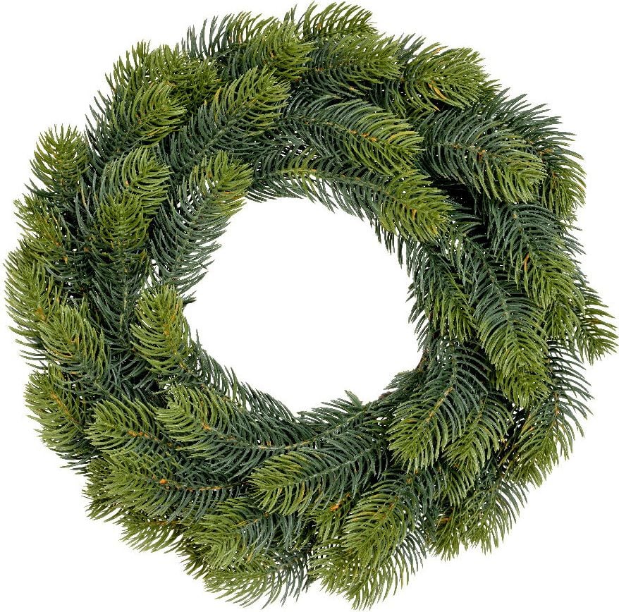 Weihnachtskranz EVERLANDS Winnipeg, 40cm, PVC, für den Innen- und Außenbereich,
grün